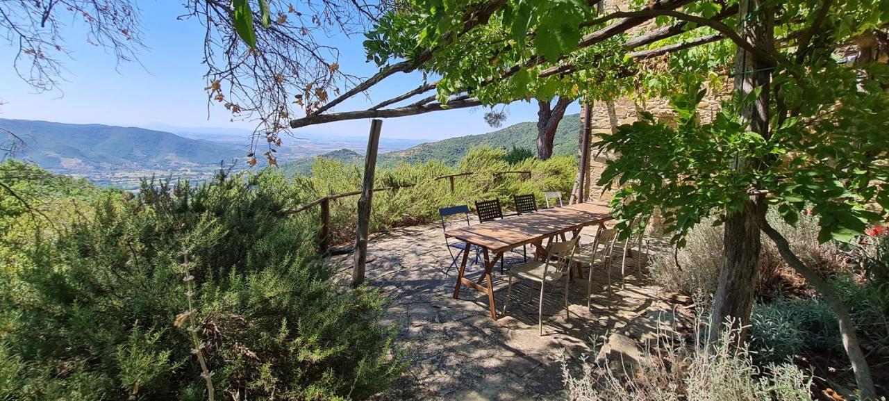 Coppa Di Sopra - Beautiful Villa With Superb View Santa Cristina (Arezzo) Exterior foto